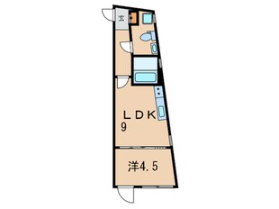 コルティーレ下北沢の物件間取画像